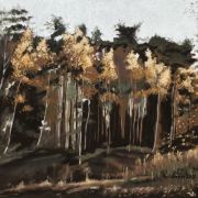 Jesień - Akryl, płótno - 60x60